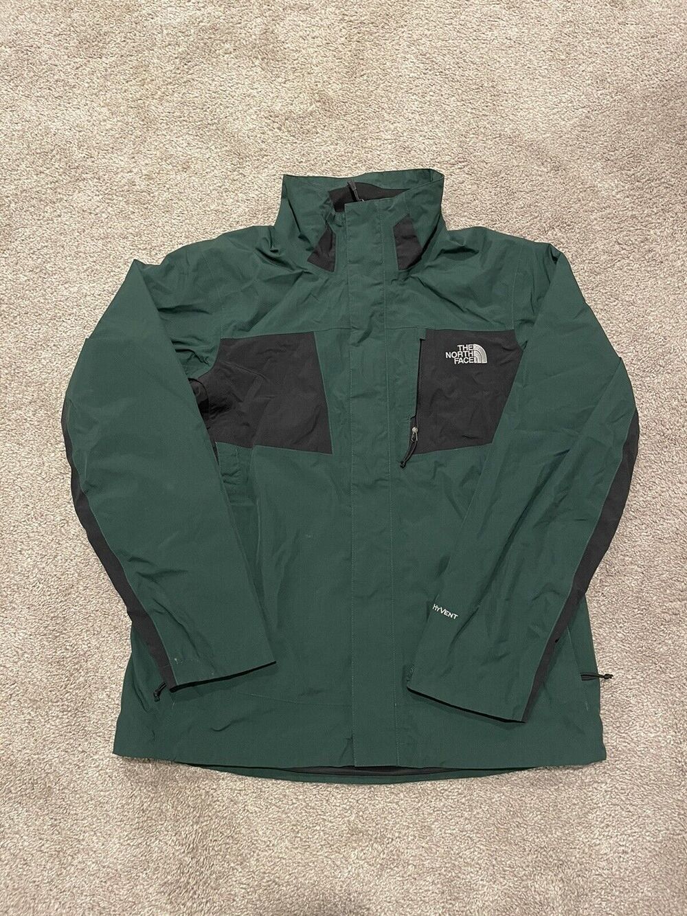 Vintage The North Face Green Hyvent Jacket Men's Size Medium Ski/ Snowbaording